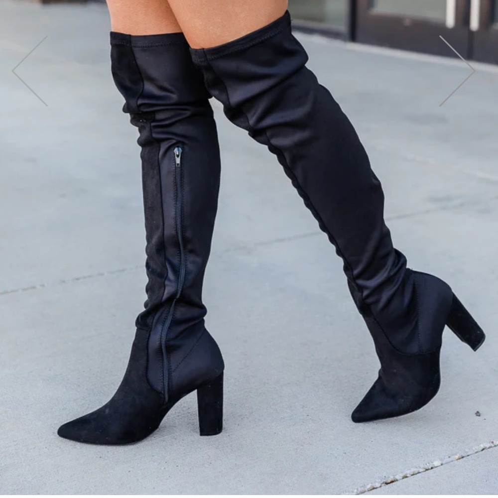 BRAND NEW over the knee boots, size 7